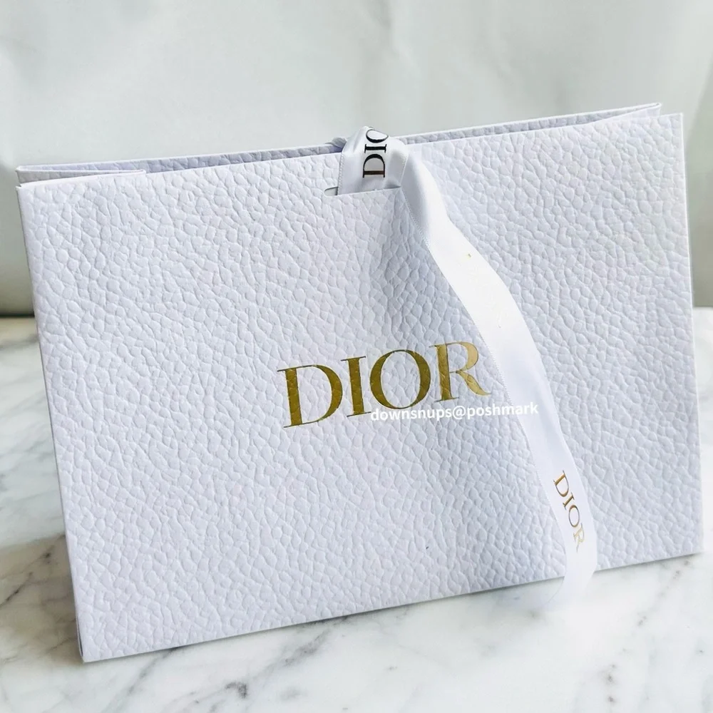 Authentic Dior tie top gift box
